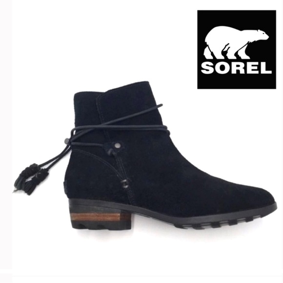 Sorel Farah real suede waterproof ankle boots - Picture 3 of 10